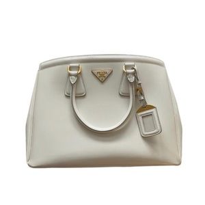 Prada - White Galleria - patent leather. In great condition, barely used.